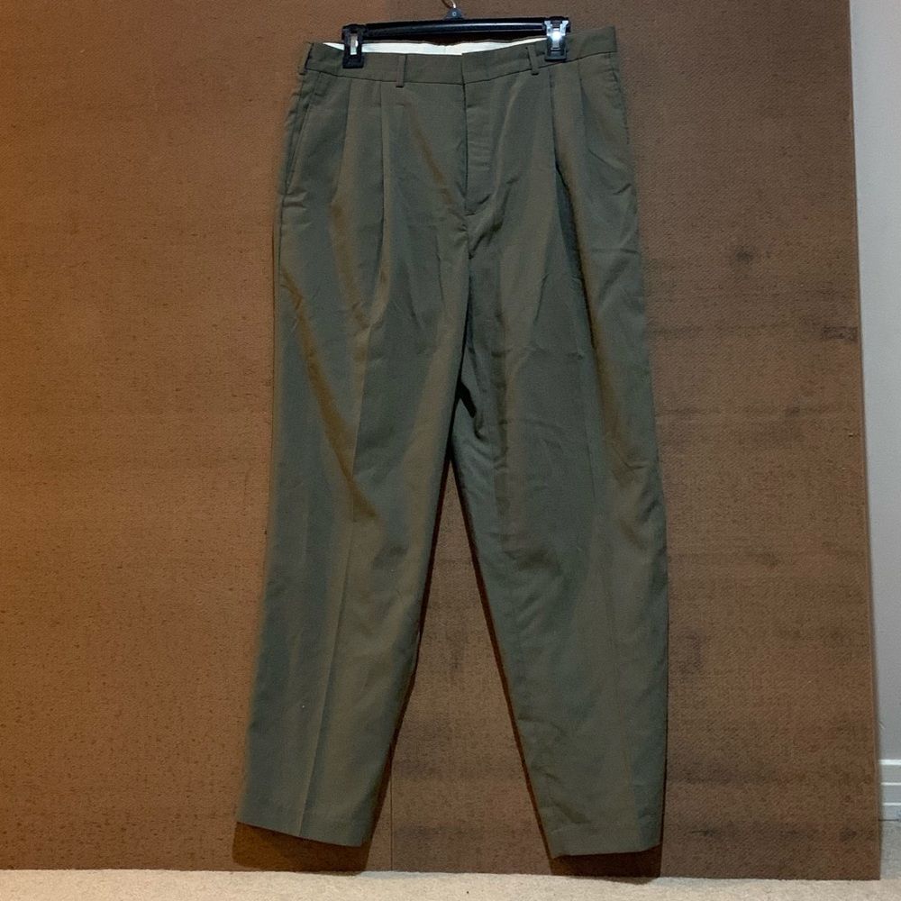Olive Green Men’s Dress Pants